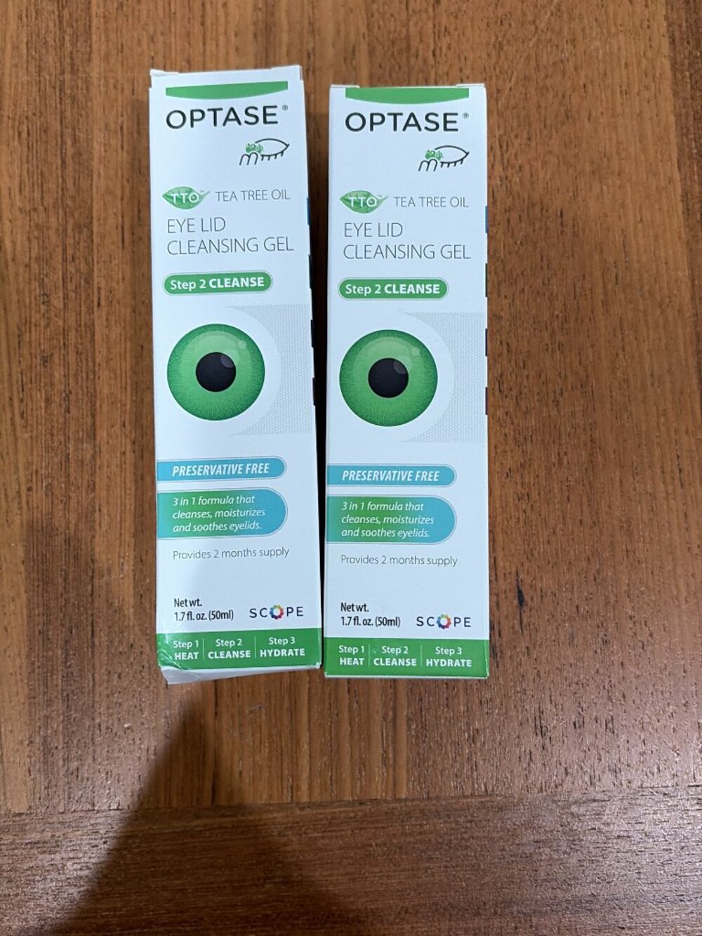 2x Tea Tree Oil Eyelid Gel – Preservative-Free Daily Gel Cleanser for Eyelid